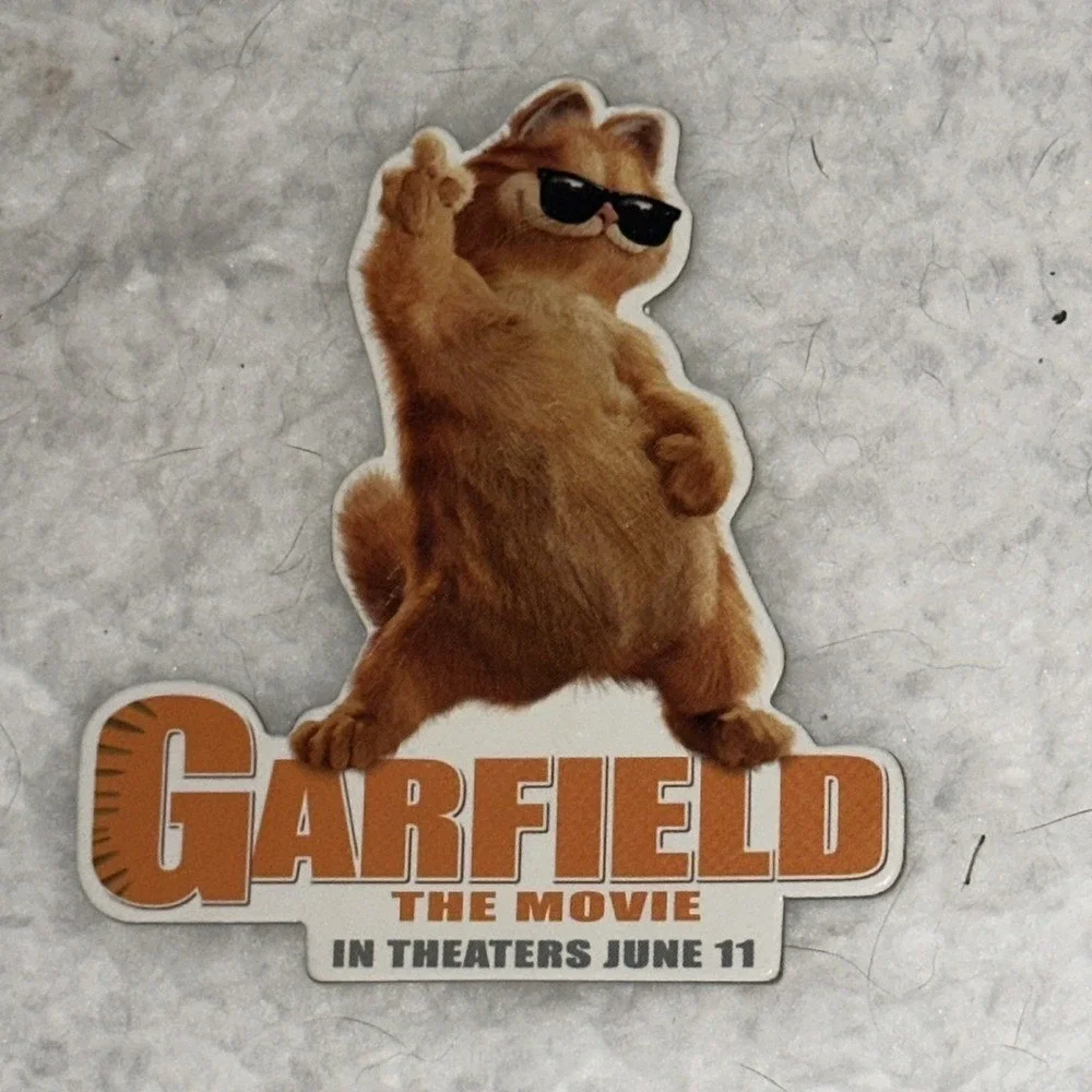 Garfield The Movie 2004‎ Vintage Promotional Pin In Theaters June 11 Collectible